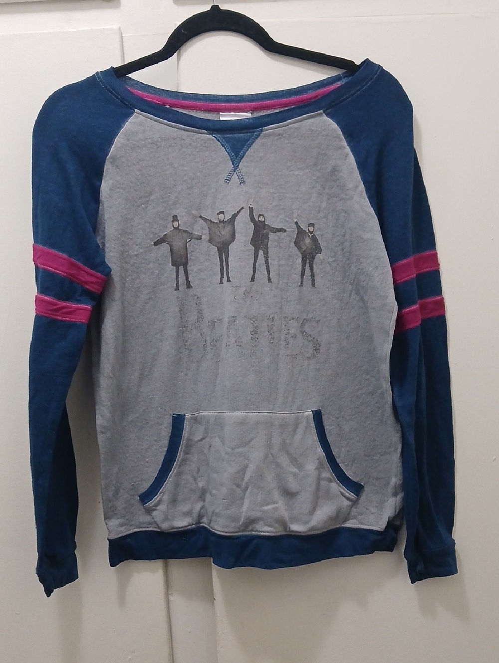 The Beatles Kids Long Sleeve Tee - Blue, Gray, Pink
